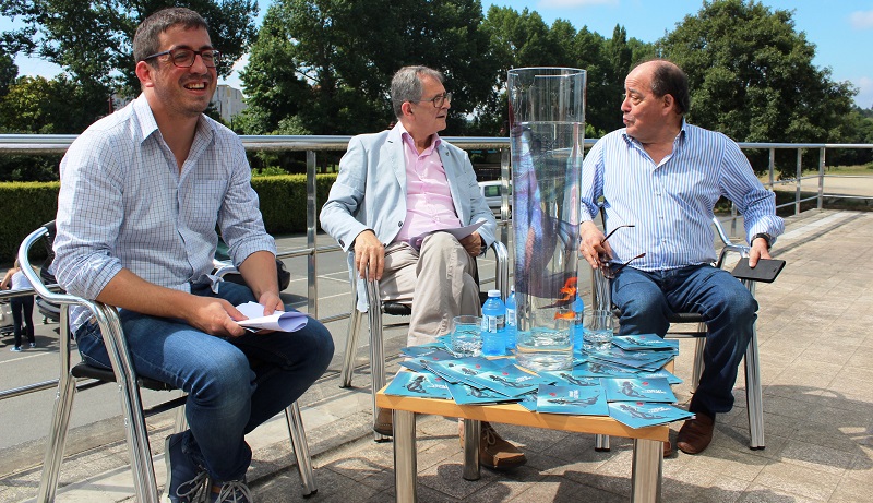 Marcos Trigo, Evencio Ferrero e Luciano Calvo presentaron o Vern Cultural