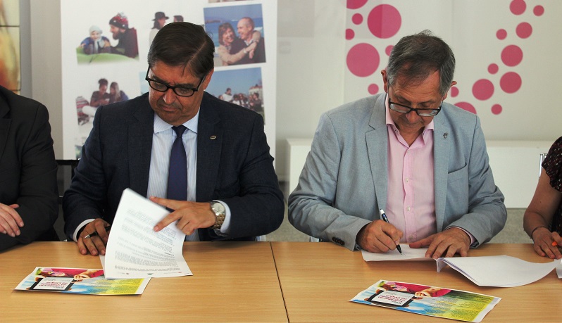 Reitor e alcalde asinaron o convenio de colaboracin