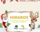 Horarios das piscinas municipais durante o Nadal