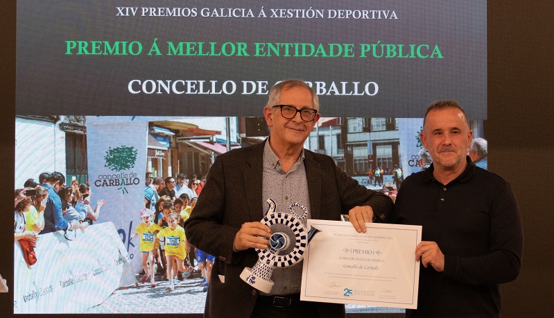 Evencio Ferrero recolleu o Premio Galicia á Xestión Deportiva