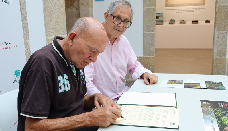 Manuel Facal e Evencio Ferrero asinaron o protocolo