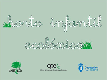 Cartaz Horto Infantil Ecolóxico 